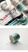 Load image into Gallery viewer, Geometric Pattern Washi Tape Sets (3pcs)