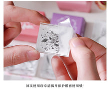 Load image into Gallery viewer, Floral Heaven Transparent Acrylic Stamps