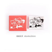 Load image into Gallery viewer, Floral Heaven Transparent Acrylic Stamps