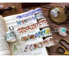 Load image into Gallery viewer, Animal & Plant Season Sticker Rolls (9 Types) - Original Kawaii Pen
