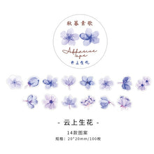 Load image into Gallery viewer, Animal & Plant Season Sticker Rolls (9 Types) - Original Kawaii Pen