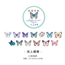 Load image into Gallery viewer, Animal & Plant Season Sticker Rolls (9 Types) - Original Kawaii Pen