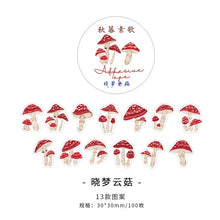 Load image into Gallery viewer, Animal & Plant Season Sticker Rolls (9 Types) - Original Kawaii Pen