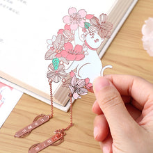 Load image into Gallery viewer, Japanese Floral Metal Bookmarks - Limited Edition