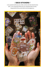 Load image into Gallery viewer, Vintage Style Gold Foiled Stickers - Limited Edition