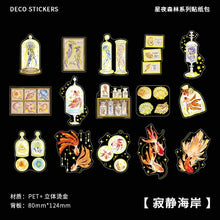 Load image into Gallery viewer, Vintage Style Gold Foiled Stickers - Limited Edition