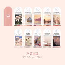 Load image into Gallery viewer, Japanese Landscape Oil Painting Bookmarks (10 pcs)