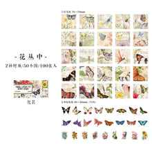 Load image into Gallery viewer, Vintage Style Kraft Paper (100 pcs)