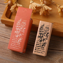 Load image into Gallery viewer, Cartoon and Flower Rubber Stamp (8 Designs)
