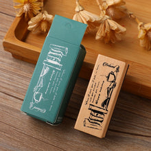 Load image into Gallery viewer, Cartoon and Flower Rubber Stamp (8 Designs)