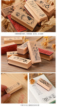 Load image into Gallery viewer, Cartoon and Flower Rubber Stamp (8 Designs)
