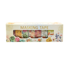 Load image into Gallery viewer, Exotic Flower Garden Masking Tape Set - Original Kawaii Pen