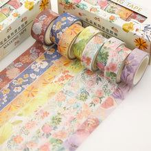 Load image into Gallery viewer, Exotic Flower Garden Masking Tape Set - Original Kawaii Pen