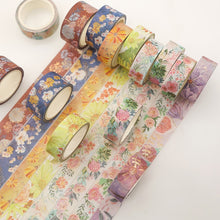 Load image into Gallery viewer, Exotic Flower Garden Masking Tape Set - Original Kawaii Pen