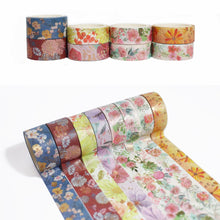 Load image into Gallery viewer, Exotic Flower Garden Masking Tape Set - Original Kawaii Pen