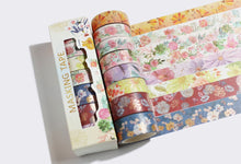 Load image into Gallery viewer, Exotic Flower Garden Masking Tape Set - Original Kawaii Pen