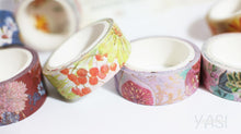 Load image into Gallery viewer, Exotic Flower Garden Masking Tape Set - Original Kawaii Pen