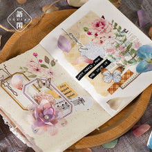 Load image into Gallery viewer, Japanese Floral Language Sticker Rolls (8 Types)