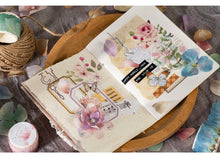 Load image into Gallery viewer, Japanese Floral Language Sticker Rolls (8 Types)