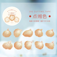 Load image into Gallery viewer, Japanese Floral Language Sticker Rolls (8 Types)