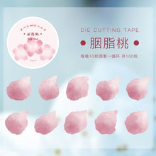 Load image into Gallery viewer, Japanese Floral Language Sticker Rolls (8 Types)