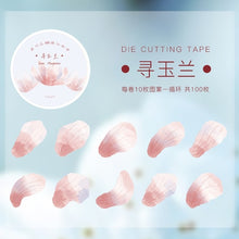 Load image into Gallery viewer, Japanese Floral Language Sticker Rolls (8 Types)