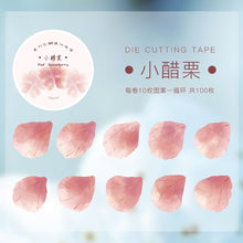 Load image into Gallery viewer, Japanese Floral Language Sticker Rolls (8 Types)