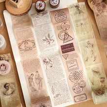 Load image into Gallery viewer, Vintage Memories of the Past Washi Tapes