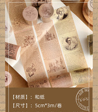 Load image into Gallery viewer, Vintage Memories of the Past Washi Tapes