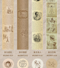 Load image into Gallery viewer, Vintage Memories of the Past Washi Tapes