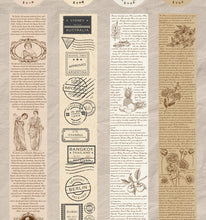 Load image into Gallery viewer, Vintage Memories of the Past Washi Tapes