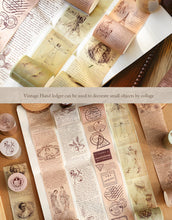 Load image into Gallery viewer, Vintage Memories of the Past Washi Tapes
