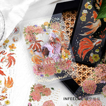 Load image into Gallery viewer, Japanese Floral Design Stickers (4 Designs)