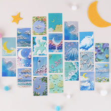 Load image into Gallery viewer, Floral & Landscape Oil Painting Stickers - Original Kawaii Pen