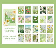Load image into Gallery viewer, Floral & Landscape Oil Painting Stickers - Original Kawaii Pen