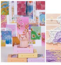 Load image into Gallery viewer, Floral & Landscape Oil Painting Stickers - Original Kawaii Pen