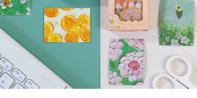 Load image into Gallery viewer, Floral & Landscape Oil Painting Stickers - Original Kawaii Pen