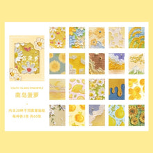 Load image into Gallery viewer, Floral & Landscape Oil Painting Stickers - Original Kawaii Pen