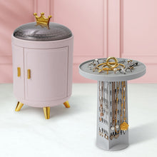 Load image into Gallery viewer, Crown Rotating Jewelry Storage Box