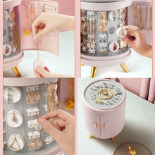 Load image into Gallery viewer, Crown Rotating Jewelry Storage Box