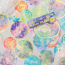 Load image into Gallery viewer, Colorful Gold Foiled Universe Stickers