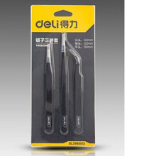 Load image into Gallery viewer, Matt Black Stainless Steel Planner Tweezers