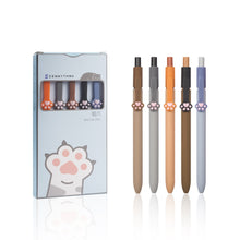 Load image into Gallery viewer, Cute Cat Paw Gel Pen Set (5pcs) - Original Kawaii Pen