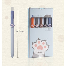 Load image into Gallery viewer, Cute Cat Paw Gel Pen Set (5pcs) - Original Kawaii Pen