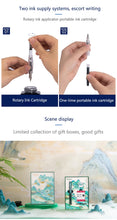 Load image into Gallery viewer, Pilot Kakuno Green Glass Fountain Pen Set - Limited Edition