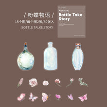 Load image into Gallery viewer, Japanese Bottle Story Stickers (8 Designs