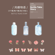 Load image into Gallery viewer, Japanese Bottle Story Stickers (8 Designs