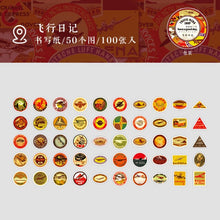 Load image into Gallery viewer, Vintage Style Stickers in a Tin Box (100pcs) - Original Kawaii Pen