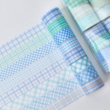 Load image into Gallery viewer, Basic Color Plaid Masking Tape Sets