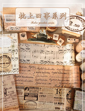 Load image into Gallery viewer, Japanese Vintage Style Life Series Masking Tapes